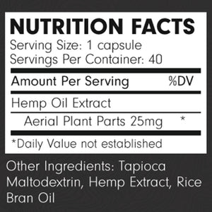 25 mg Organic High Quality Hemp Oil Caps #40